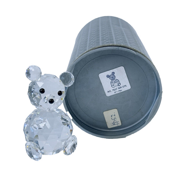 Swarovski Crystal Woodland Friends, Bear-Large-Var2, figurine 7637NR075, Box VTG - Picture 1 of 11